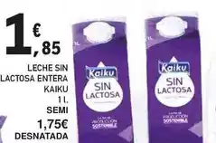 E.Leclerc Kaiku - leche sin lactosa entera oferta