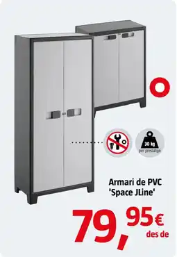 Bauhaus Armari de PVC 'Space JLine' oferta