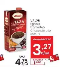 Eroski Valor - chocolate a la taza oferta