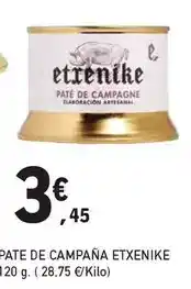 E.Leclerc Etxenike - pate de campaña oferta