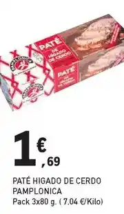 E.Leclerc Pamplonica - paté higado de cerdo oferta