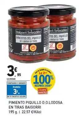 E.Leclerc Baigorri - pimiento piquillo d.o. lodosa en tiras oferta