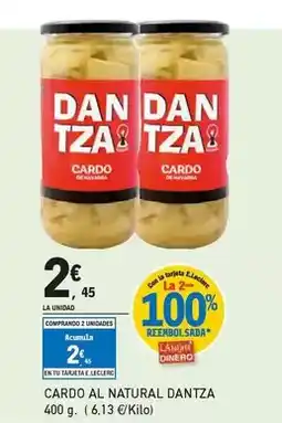 E.Leclerc Dantza - cardo al natural oferta