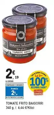 E.Leclerc Baigorri - tomate frito oferta