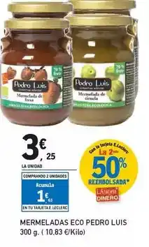E.Leclerc Pedro luís - mermeladas eco oferta