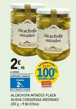 E.Leclerc Alcachofa mitades plaza nueva conservas medrano oferta