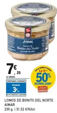E.Leclerc Lomos de bonito del norte aimar oferta