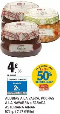 E.Leclerc Alubias a la vasca, pochas a la navarra o fabada asturiana aimar oferta