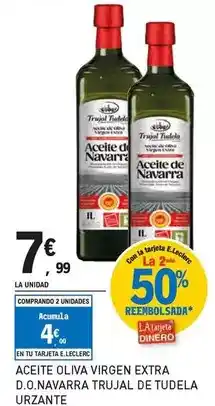E.Leclerc Urzante - aceite oliva virgen extra d.o. navarra trujal de tudela oferta