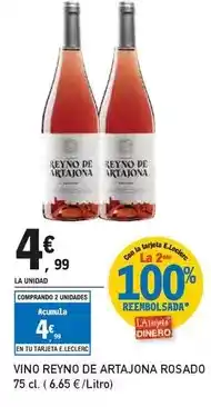 E.Leclerc Reyno de artajona - vino rosado oferta