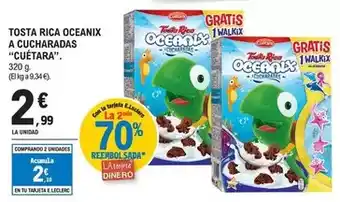 Cuétara - tosta rica oceanix a cucharadas. 320 g