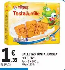 E.Leclerc Ifa eliges - galletas tosta jungla oferta