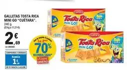 E.Leclerc Cuétara - galletas tosta rica mini go. 240 g oferta