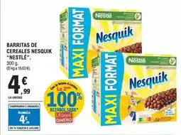 E.Leclerc Nestlé - barritas de cereales nesquik oferta