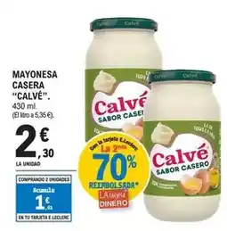 E.Leclerc Calvé - mayonesa casera oferta