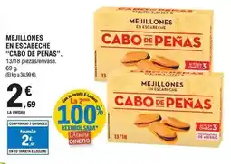 E.Leclerc Cabo de peñas - mejillones en escabeche oferta
