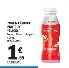 E.Leclerc Ifa eliges - yogur liquido proteico oferta