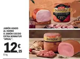 E.Leclerc Argal - jamon asado al horno o jamon cocido extra bonnatur oferta