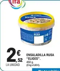 E.Leclerc Ifa eliges - ensaladilla rusa. 450 g oferta