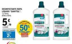 E.Leclerc Sanytol - desinfectante ropa líquido. 1,2 litros oferta