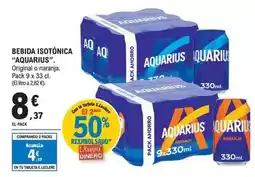 E.Leclerc Aquarius - bebida isotónica oferta