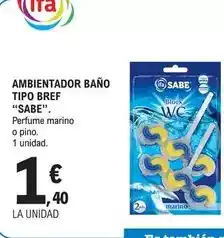E.Leclerc Ifa sabe - ambientador bano tipo bref oferta