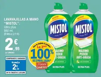 Mistol - lavavajillas a mano