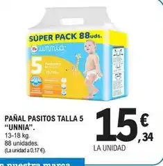 E.Leclerc Ifa unnia - pañal pasitos talla 5 oferta