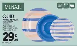 E.Leclerc Quid - vajilla 18 piezas oferta