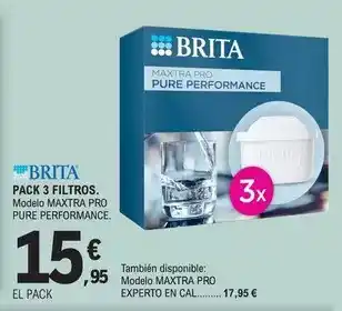 E.Leclerc Brita - pack 3 filtros oferta