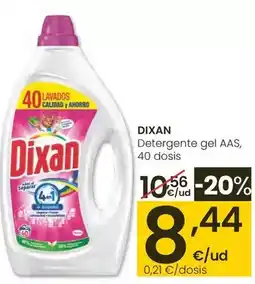 Eroski Dixan - detergente gel aas oferta