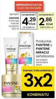 Eroski Pantene - champu hidrata revitaliza, 325 ml oferta