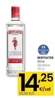 Eroski Beefeater - ginebra oferta