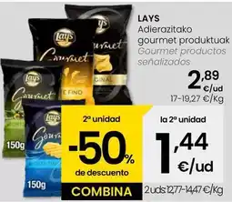 Eroski Lay's - gourmet oferta