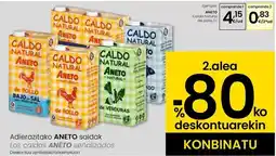 Eroski Aneto - caldo natural de pollo oferta
