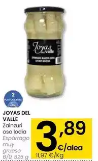 Eroski Joyas del valle - espárrago muy grueso oferta