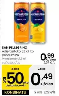 Eroski San pellegrino - productos oferta