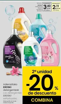 Eroski Eroski - detergente liquido marsella oferta