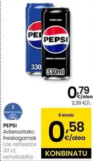 Eroski Pepsi - refrescos oferta