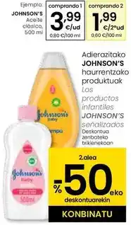 Eroski Johnson's - aceite clasico oferta