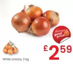 Eroski White onions oferta