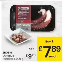 Eroski Eroski - octopus tentacles oferta