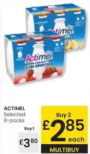 Eroski Actimel - selected 6-packs oferta