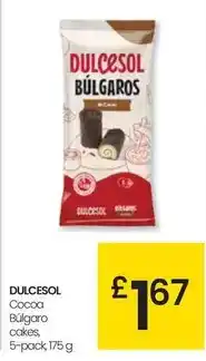 Eroski Dulcesol - cocoa búlgaros cakes, 5-pack, 175 g oferta