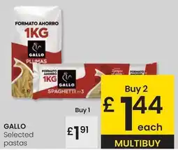 Eroski Gallo - selected pastas oferta