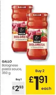 Eroski Gallo - bolognese pasta sauce oferta