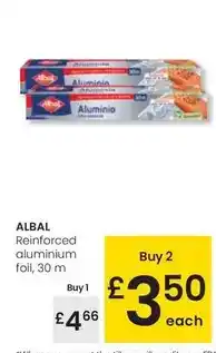 Eroski Albal - reinforced aluminium foil, 30 m oferta