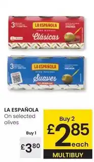 Eroski La española - on selected olives oferta