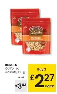 Eroski Borges - california walnuts oferta