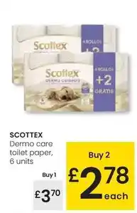 Eroski Scottex - dermo care toilet paper oferta